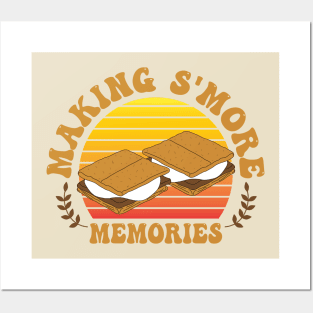 Funny Camping Campfire Smores Quote Posters and Art